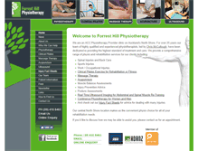 Tablet Screenshot of forresthillphysio.co.nz
